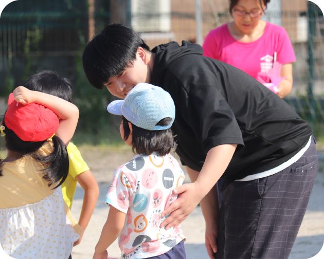 子ども達の遊びを支援